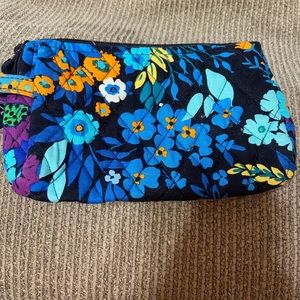 New Midnight Blue Vera Bradley Small Makeup Bag